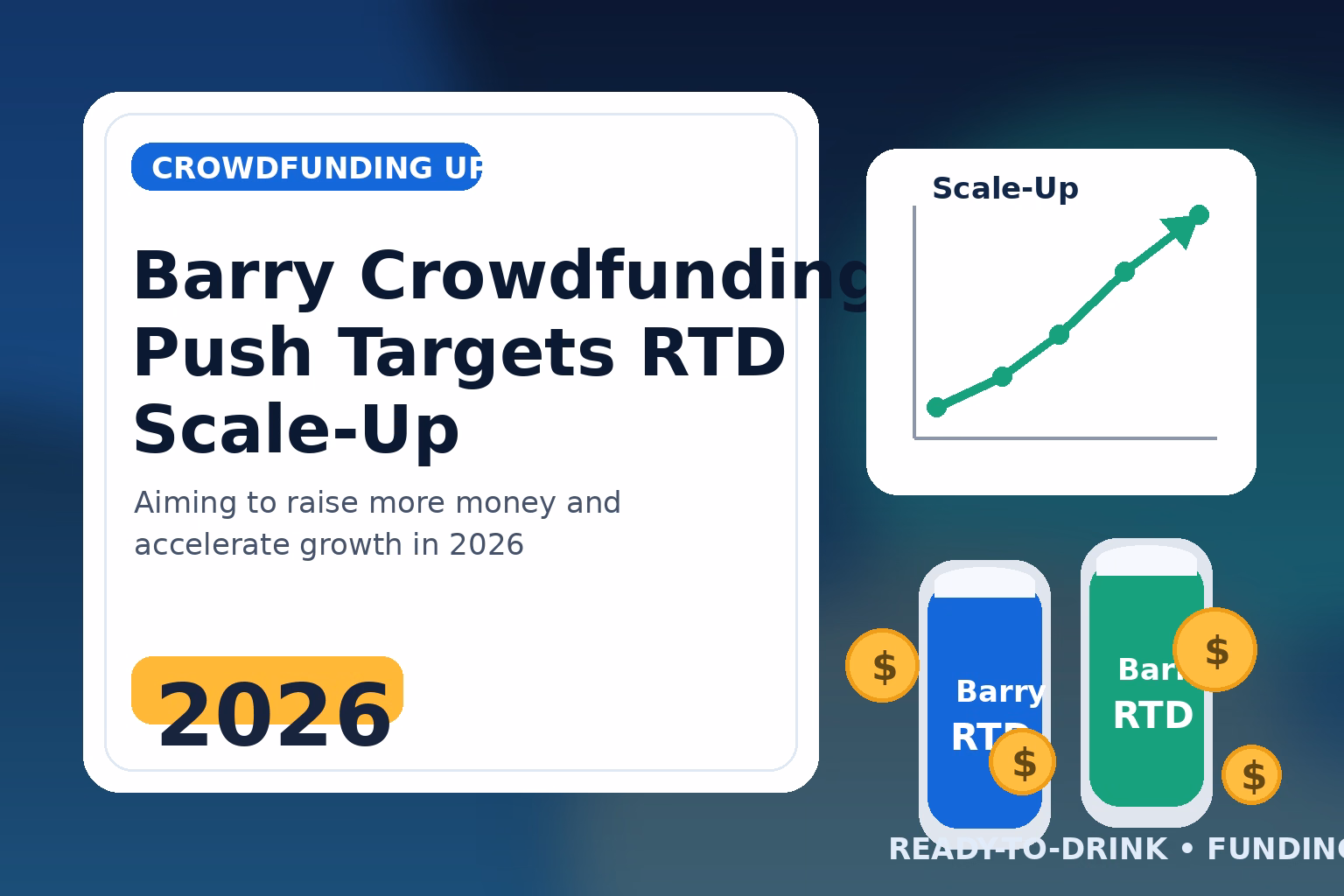 Barry Crowdfunding Push Targets RTD Scale-Up
