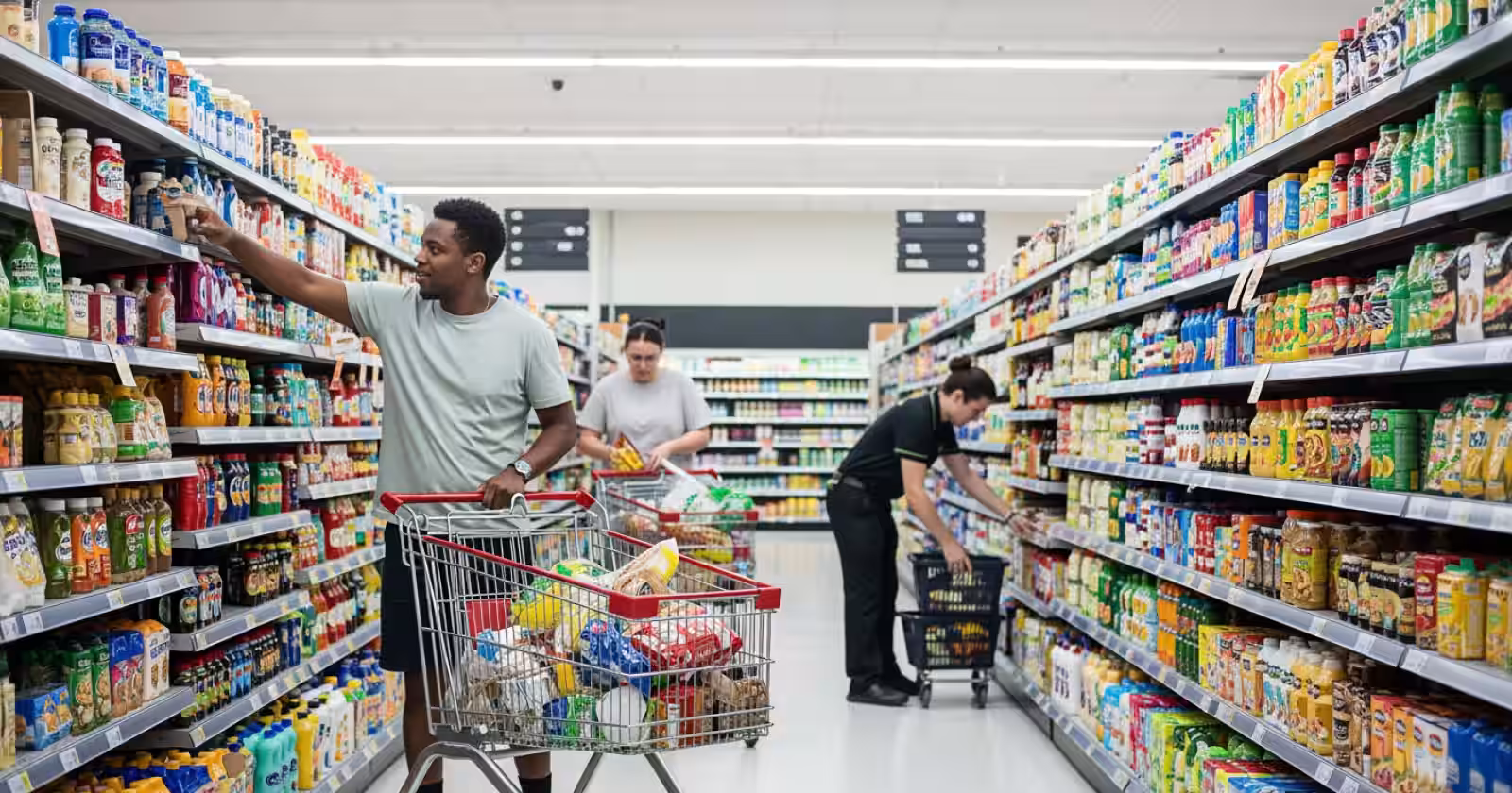 Supermarket Aisles Reveal Consumer Confidence Signals as Shoppers Spend More, Indicating Stronger Economic Recovery in 2026