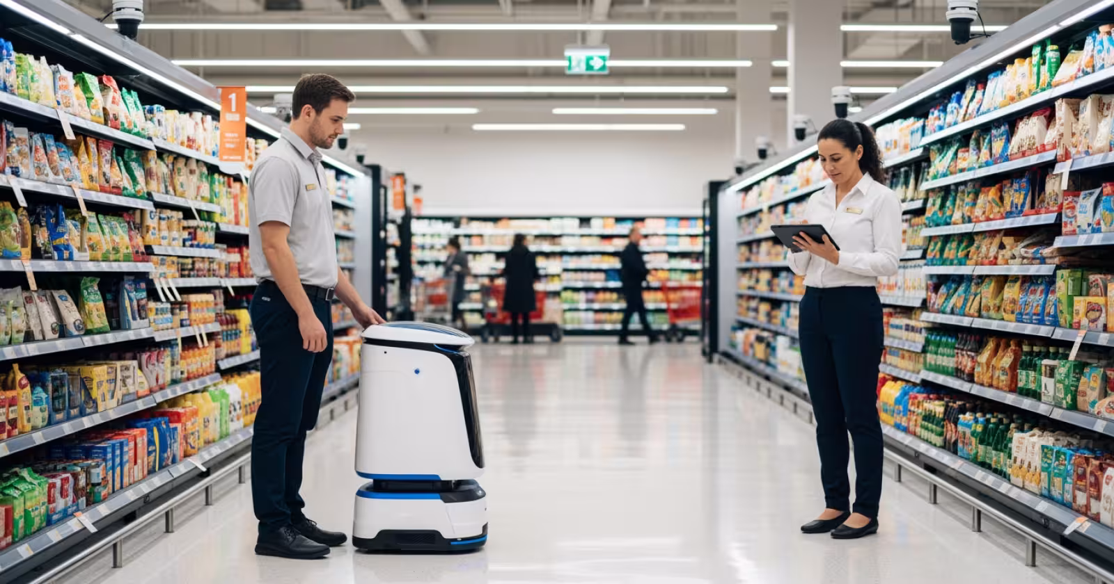 Supermarkets Invest Millions to Bring AI and Robots Back to Store Floors, Boosting Efficiency